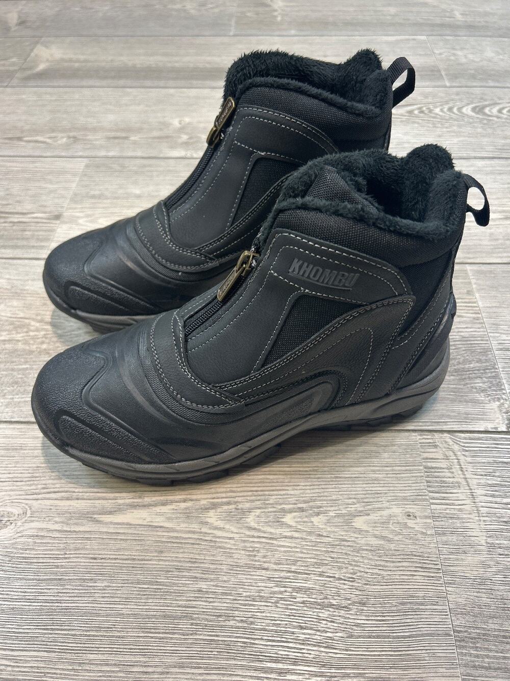 Khombu Mason Men's Hybrid Winter Boot Black 8 EUC